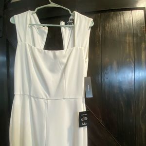 NWT lulus white jumpsuit